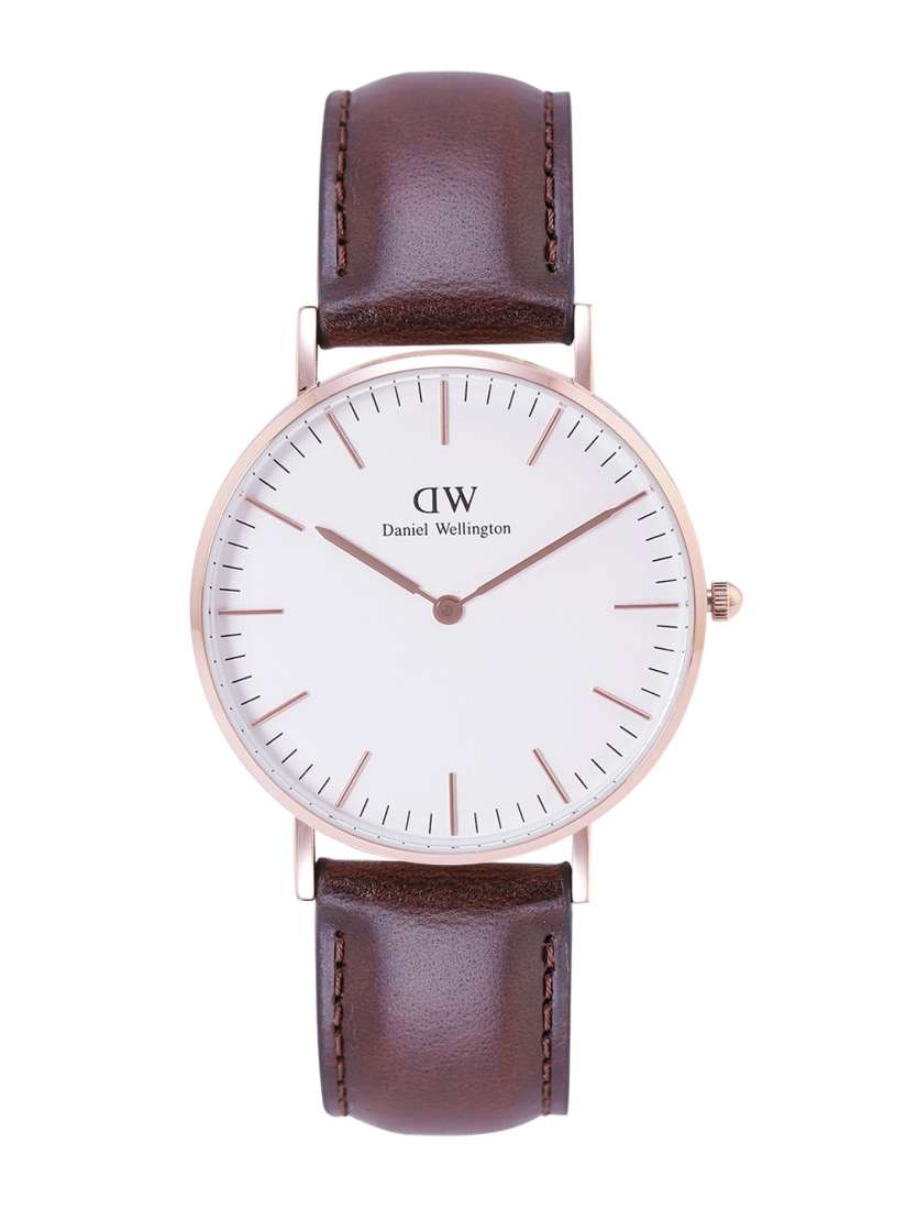 Buy Daniel Wellington Unisex Dial Leather Straps Analogue Watch DW00100039K Watches for Unisex 30189048 Myntra