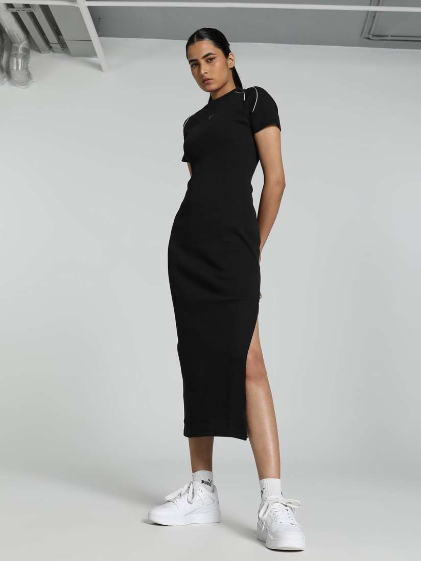 Buy PUMA Motorsport Cotton Sheath Midi Dress Dresses for Women 30190809 Myntra