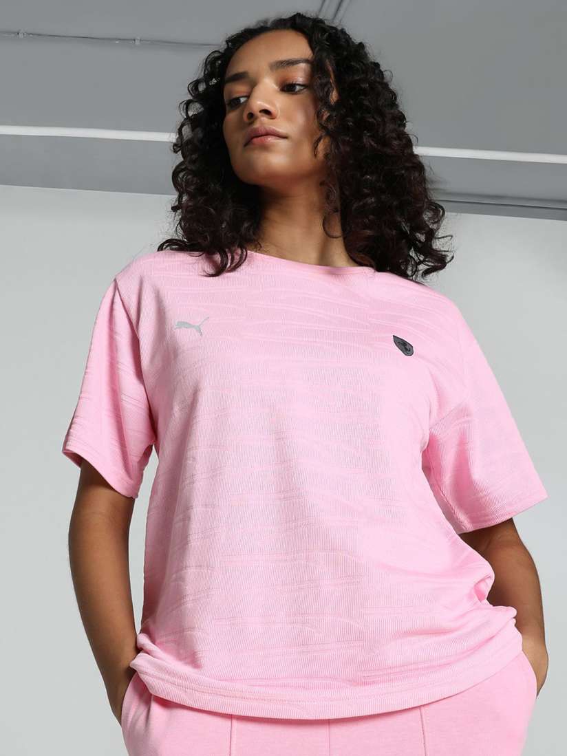 Buy PUMA Motorsport Women Scuderia Ferrari Style Self Design T shirt Tshirts for Women 30190810 Myntra