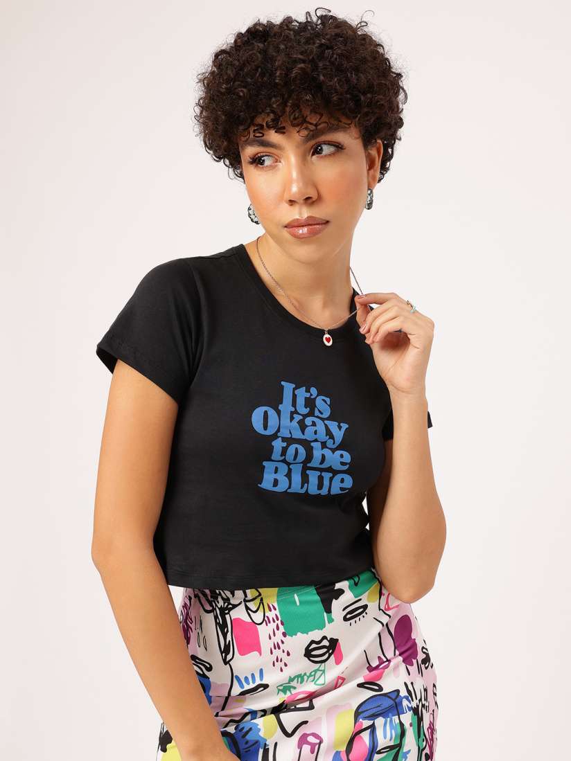 Buy DressBerry BellyButton Bliss Cozy Cotton T Shirt Tshirts for Women 30191404 Myntra