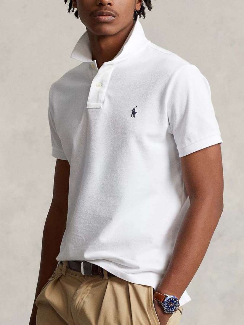 Buy Polo Ralph Lauren Men Solid Polo Collar Cotton T Shirt Tshirts for Men 30192516 Myntra