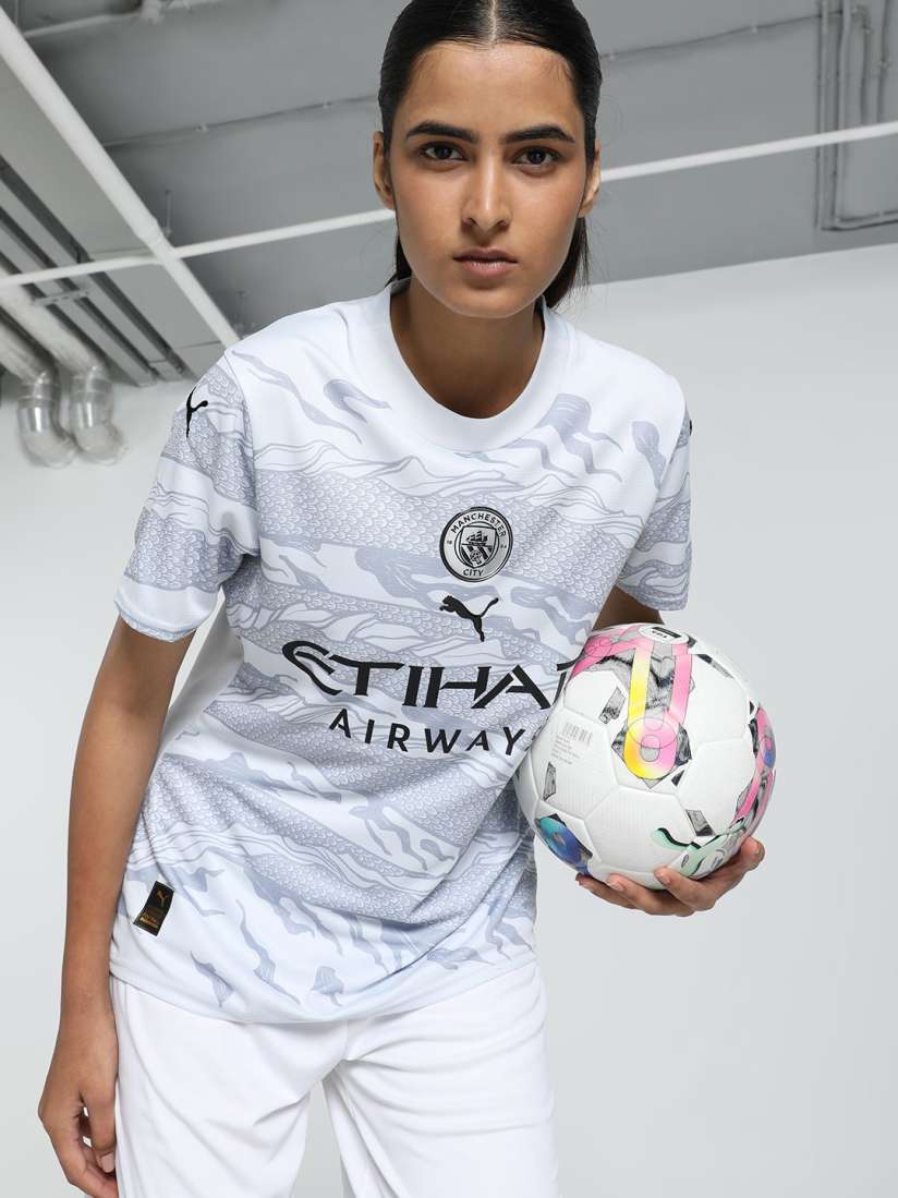 Buy Puma Women Mcfc Yod Graphic Jersey W Football Jersey Regular Fit Tshirts Tshirts for Women 30193526 Myntra