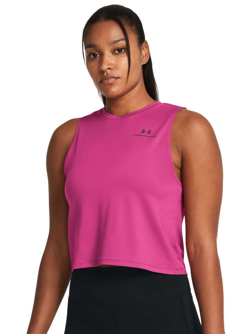 Buy UNDER ARMOUR UA Vanish Energy Relaxed Fit Crop Tank T Shirt Tshirts for Women 30195606 Myntra