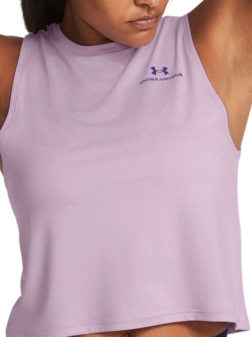 Buy UNDER ARMOUR Vanish Energy Relaxed-Fit Crop Tank Tshirts for