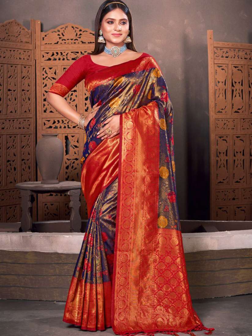 Kanjivaram saree on myntra top