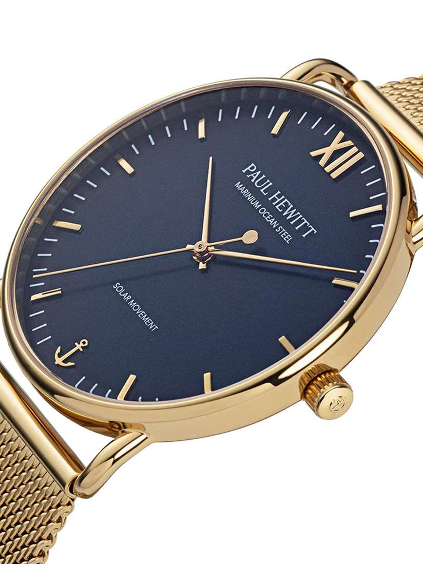 Rose Gold Paul Hewitt Uhr Blau Bracelet Uhren Paul Hewitt ArmbÃ