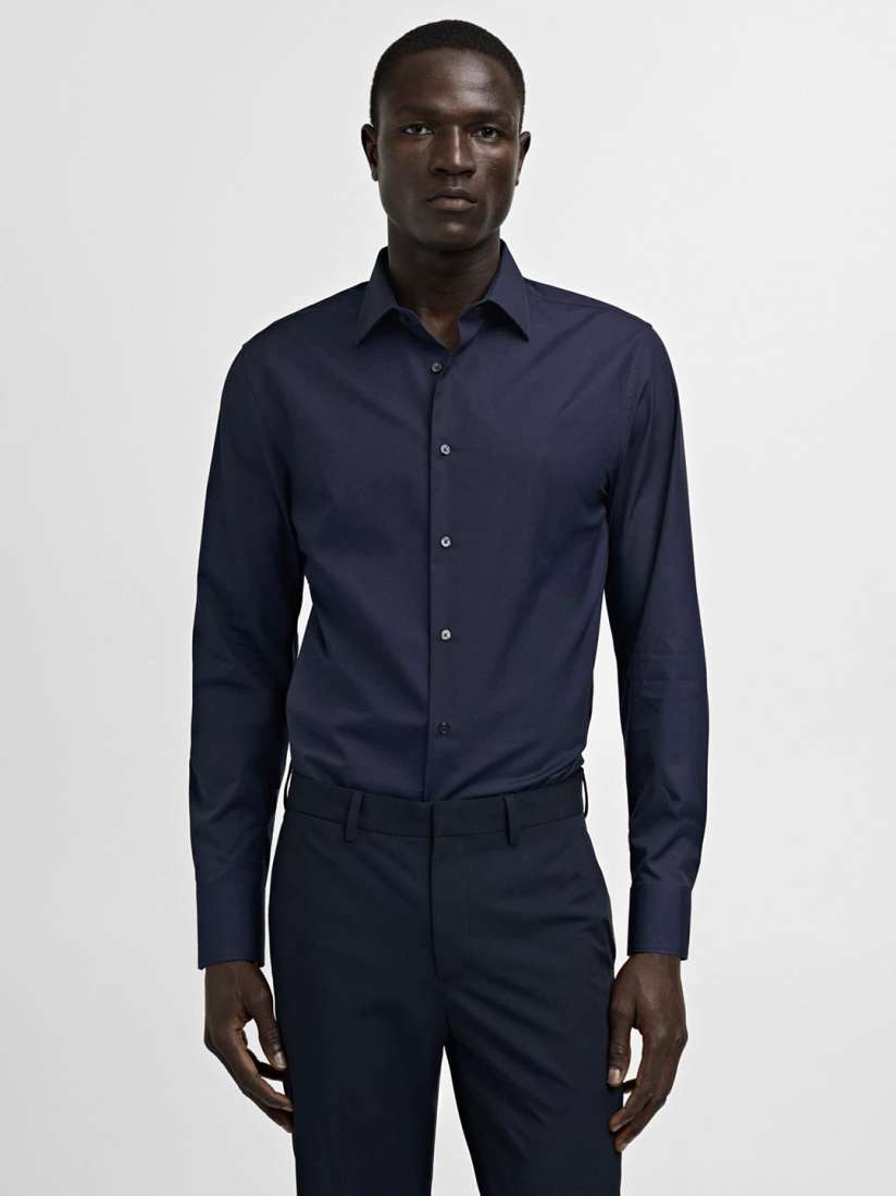 Buy MANGO MAN Men Slim Fit Opaque Formal Shirt Shirts for Men 30208442 Myntra