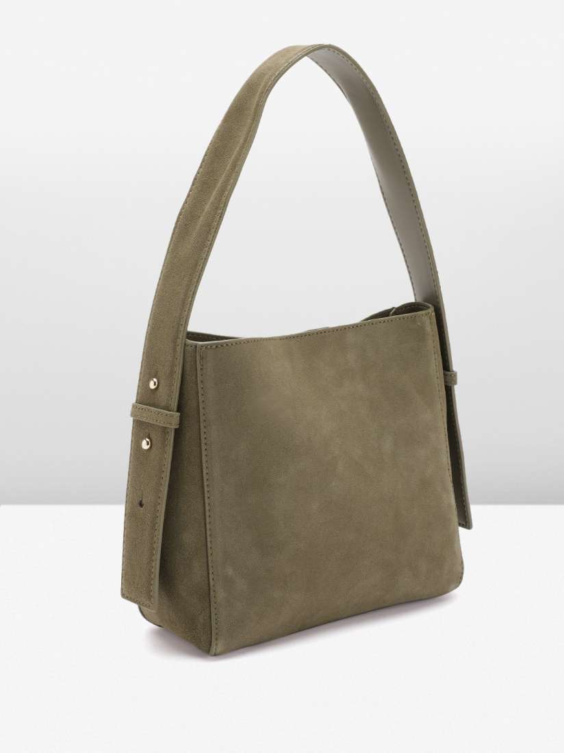 Buy MANGO Suede Leather Shoulder Bag Handbags for Women 30208486 Myntra