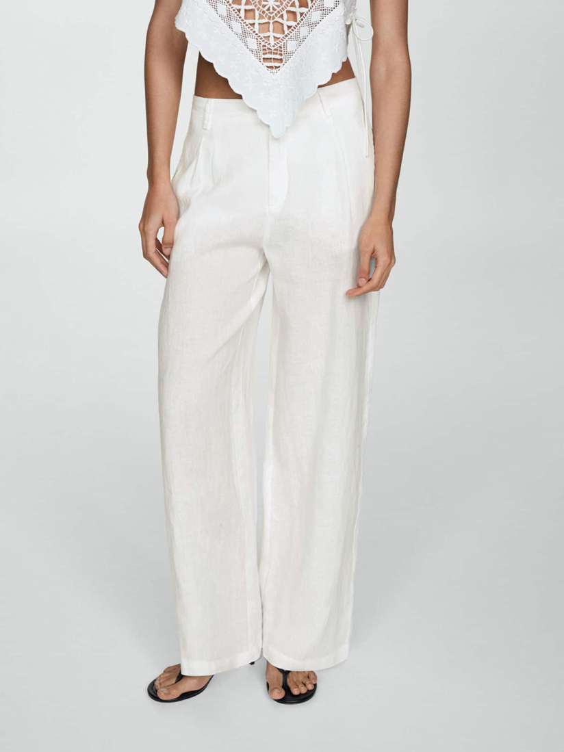Pure linen trousers womens online