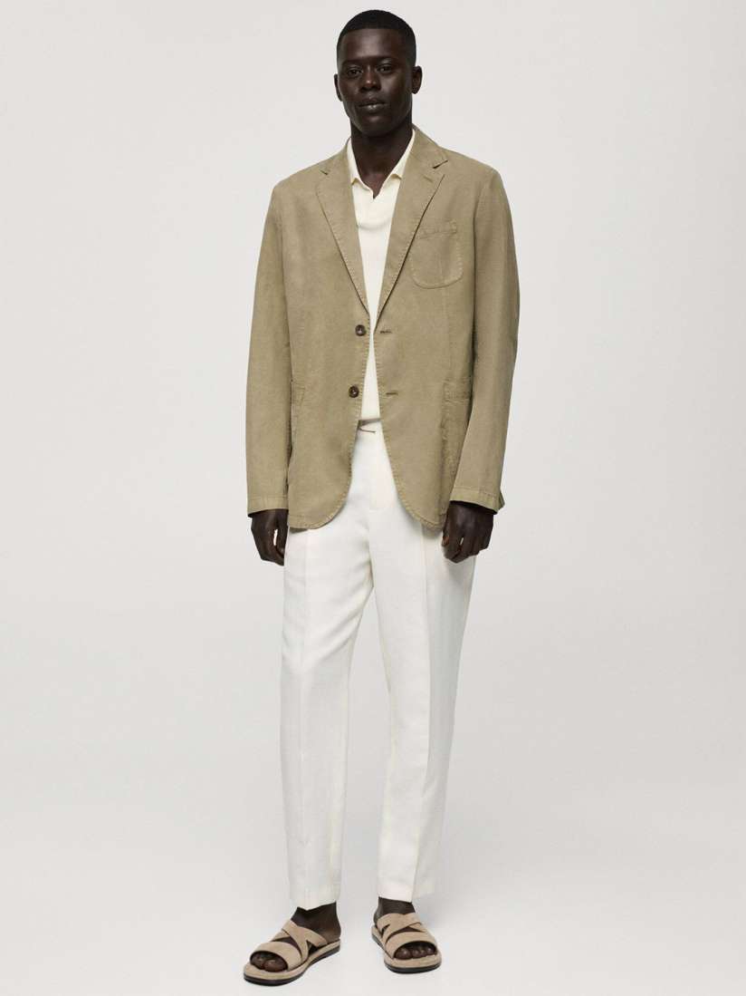 Buy MANGO MAN Single Breasted Slim Fit Blazer Blazers for Men 30208505 Myntra