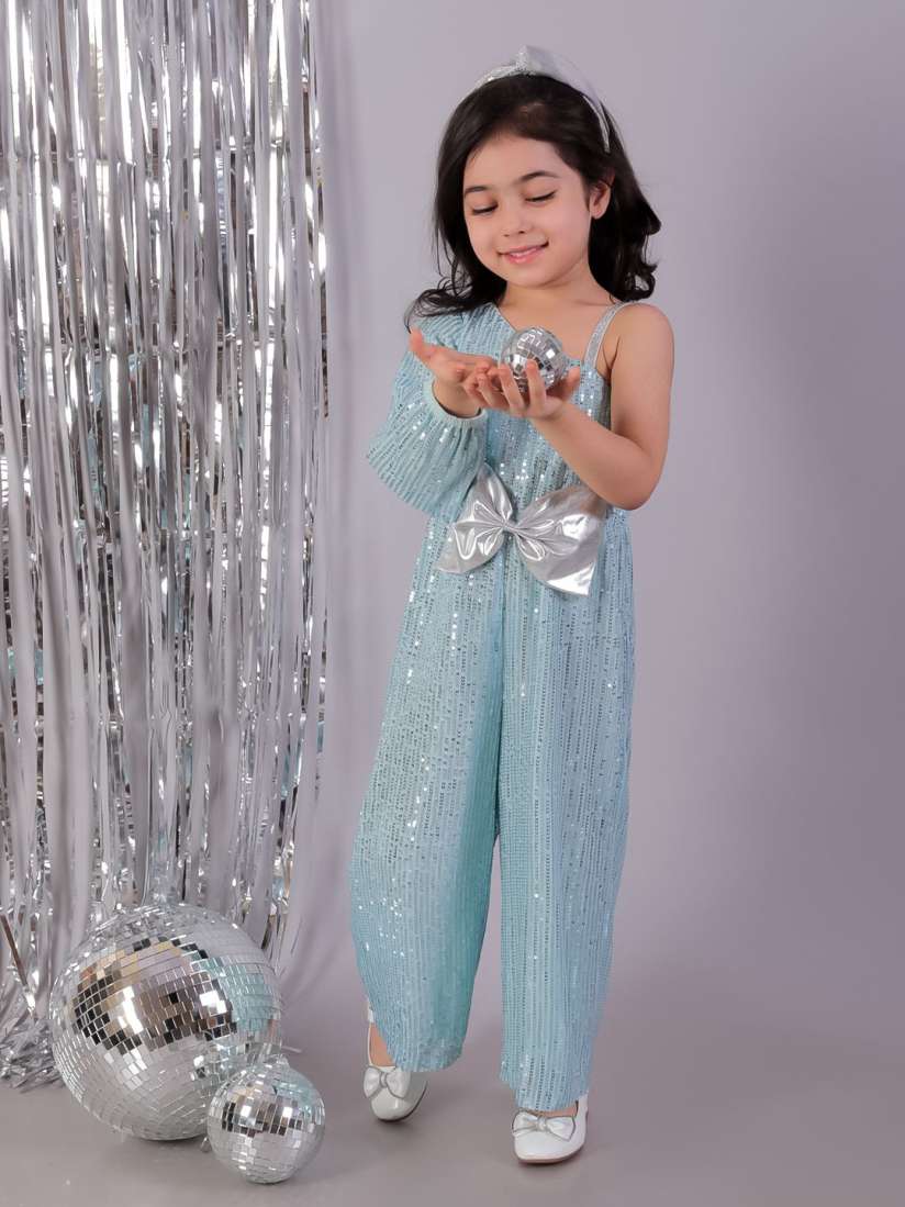 Buy LIL DRAMA Girls Embroidered Party Jumpsuit Jumpsuit for Girls 30209582 Myntra