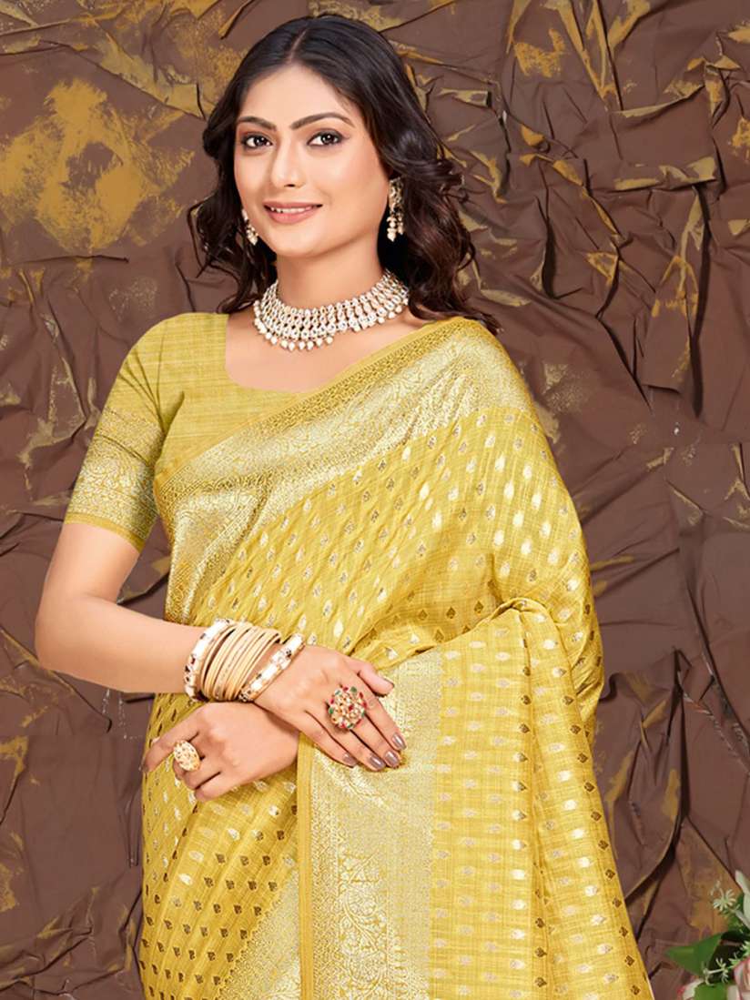 Buy Ishin Woven Design Zari Saree Sarees for Women 30210702 Myntra