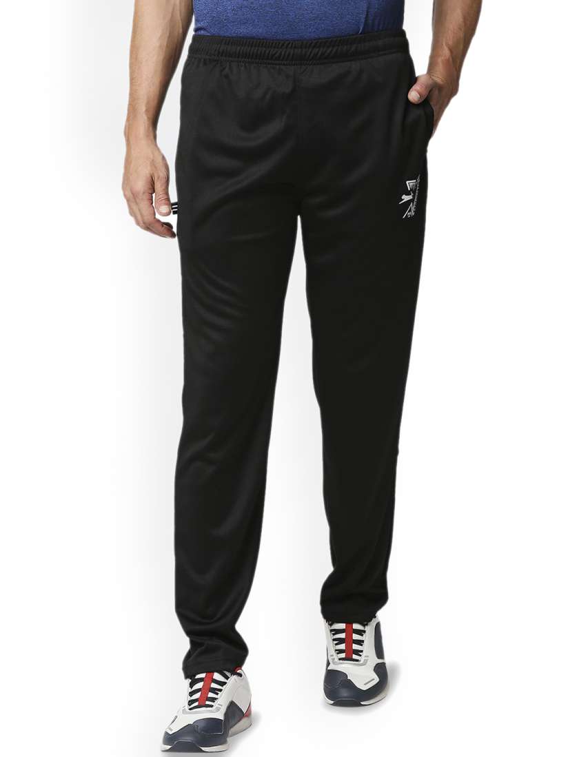 Black panther solid men's track pants discount