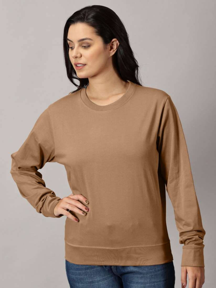 Buy THE HOLLANDER Women Solid Full Sleeve T shirt Tshirts for Women 30214072 Myntra