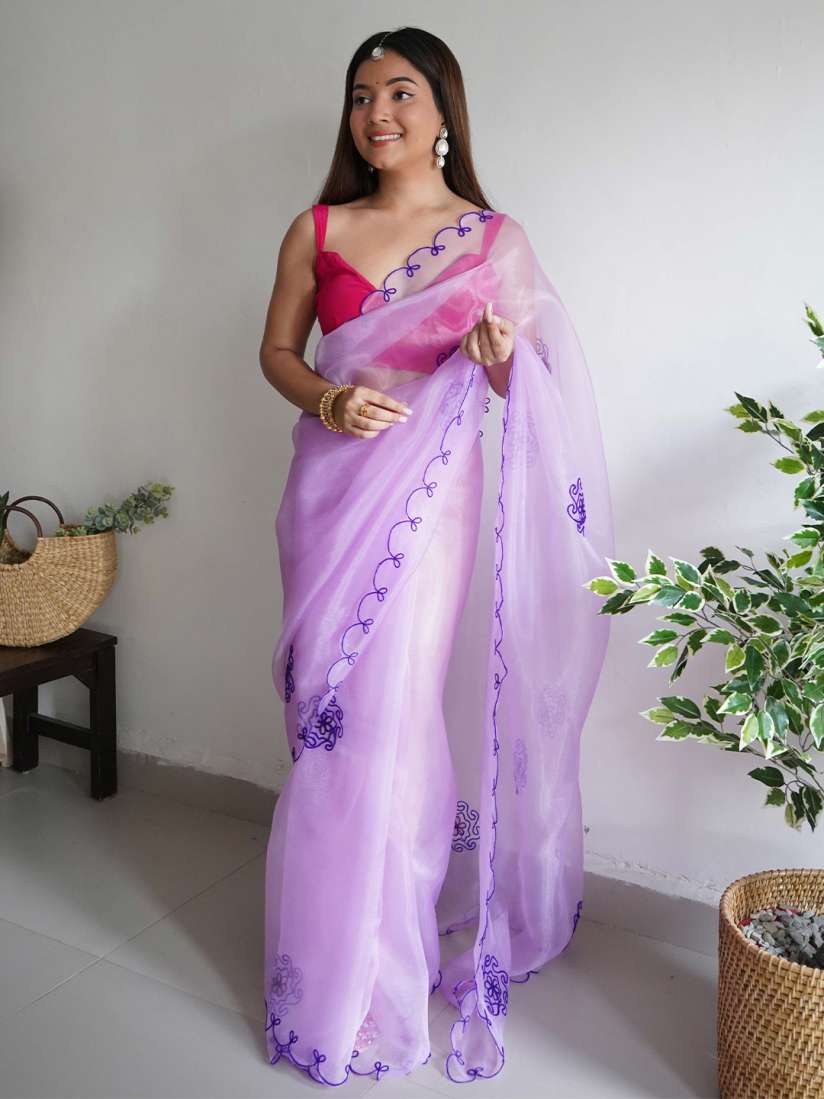 Buy VAMSEE Ethnic Motifs Gota Patti Saree Sarees for Women 30216260 Myntra