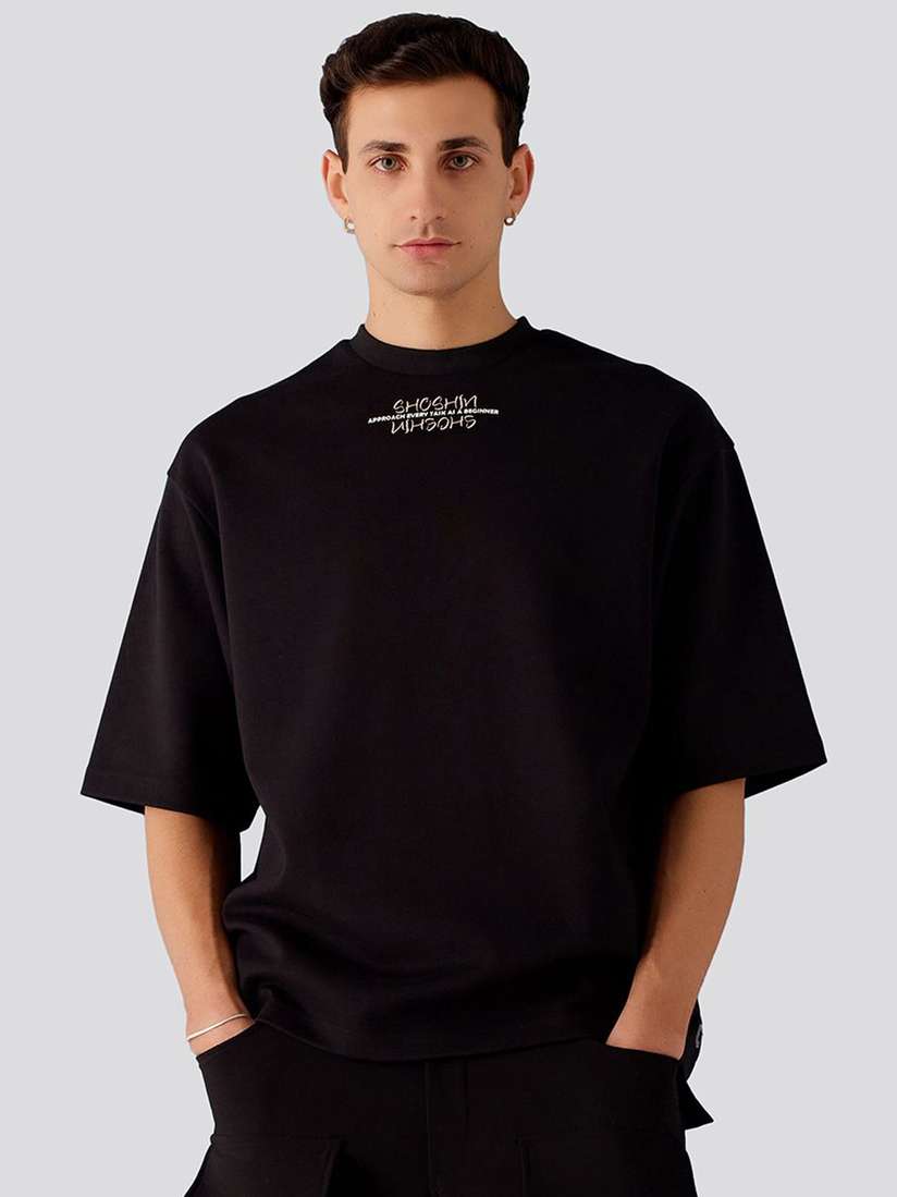 Oversized Tshirt Long Extended T Shirt Kemewahan Eksklusif Pria