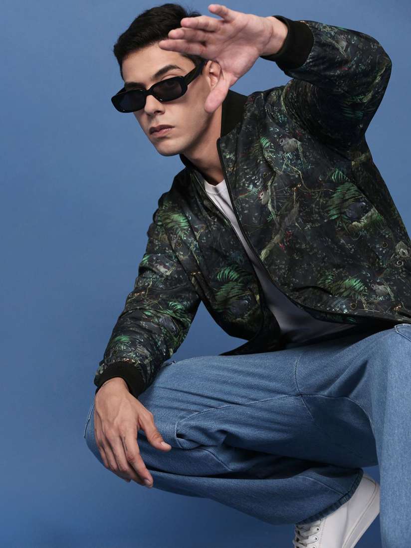 Longline camouflage jacket on sale
