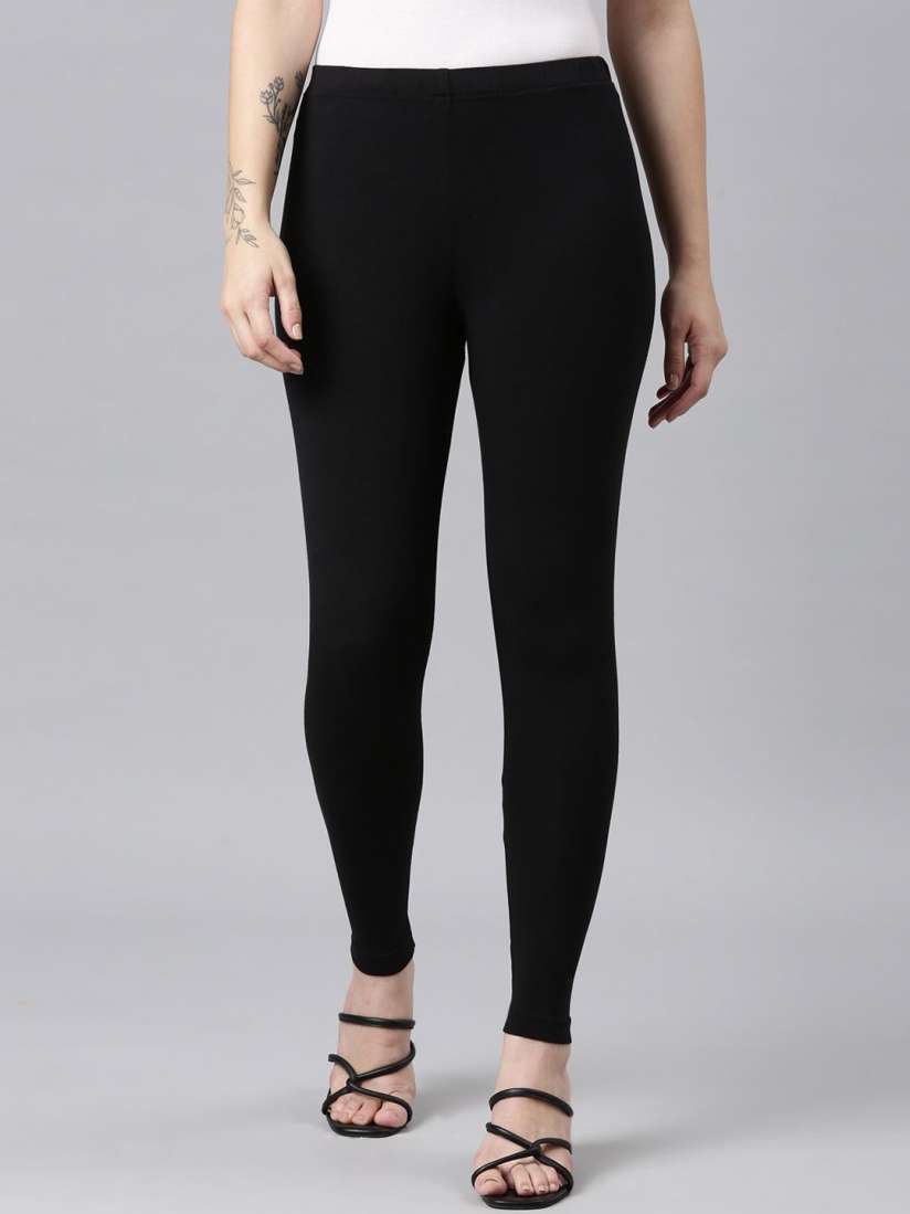 Buy DIXCY SCOTT Slimz Mid Rise Ankle Length Leggings Leggings for Women 30224230 Myntra
