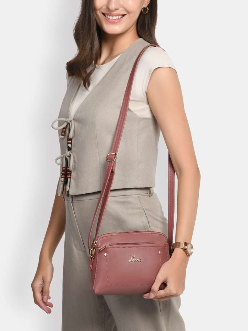 Buy Lavie Women Solid Structured Sling Bag Handbags for Women 30227299 Myntra