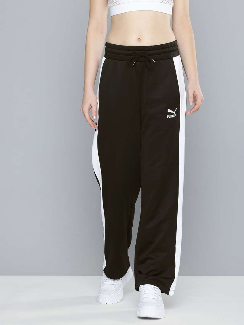 Buy Puma Women Iconic T7 Straight Fit Track Pants - Track Pants for Women  30232756 | Myntra