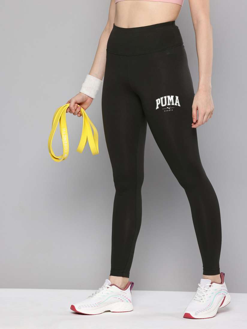 Buy PUMA Women SQUAD High Rise Outdoor Sports Tights Tights for Women 30232801 Myntra