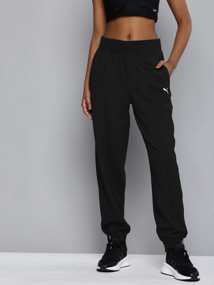 Puma high waisted joggers sales