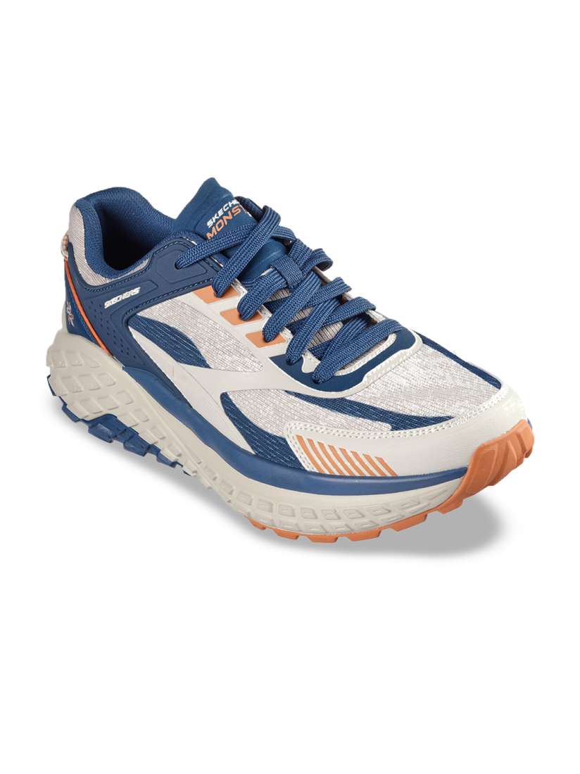 Buy Skechers MONSTER EVO DEVOLV Natural Casual Lace Up Shoe Casual Shoes for Men 30233709 Myntra