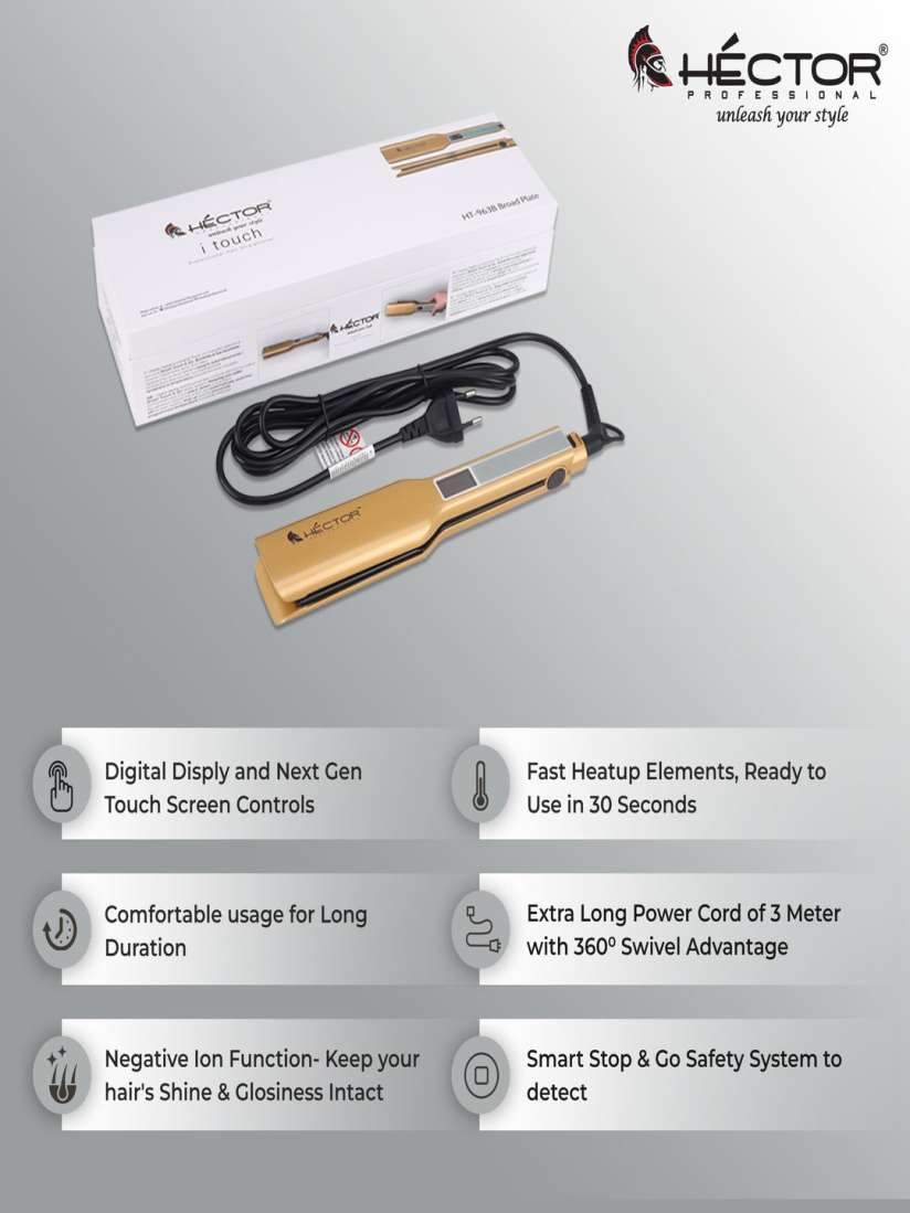 Buy Hector Professional iTouch Hair Straightener Broad Straighteners for Women 30235327 Myntra