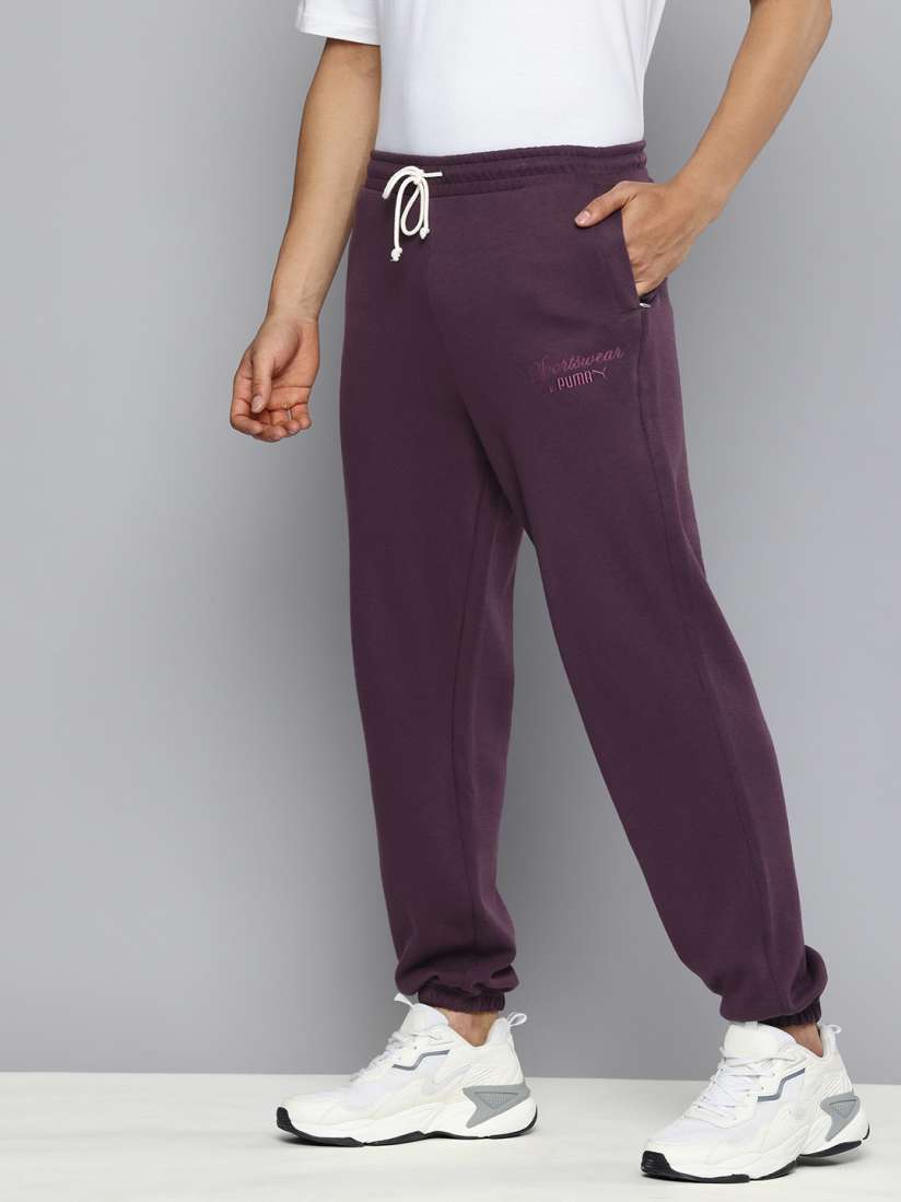 Buy Puma Men CLASSICS Pure Cotton Relaxed Fit Outdoor Joggers Track Pants for Men 30236776 Myntra