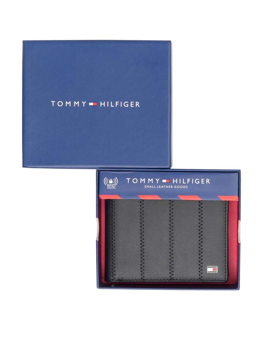 Buy Tommy Hilfiger Men Striped Leather Two Fold Wallet Wallets for Men 30243431 Myntra