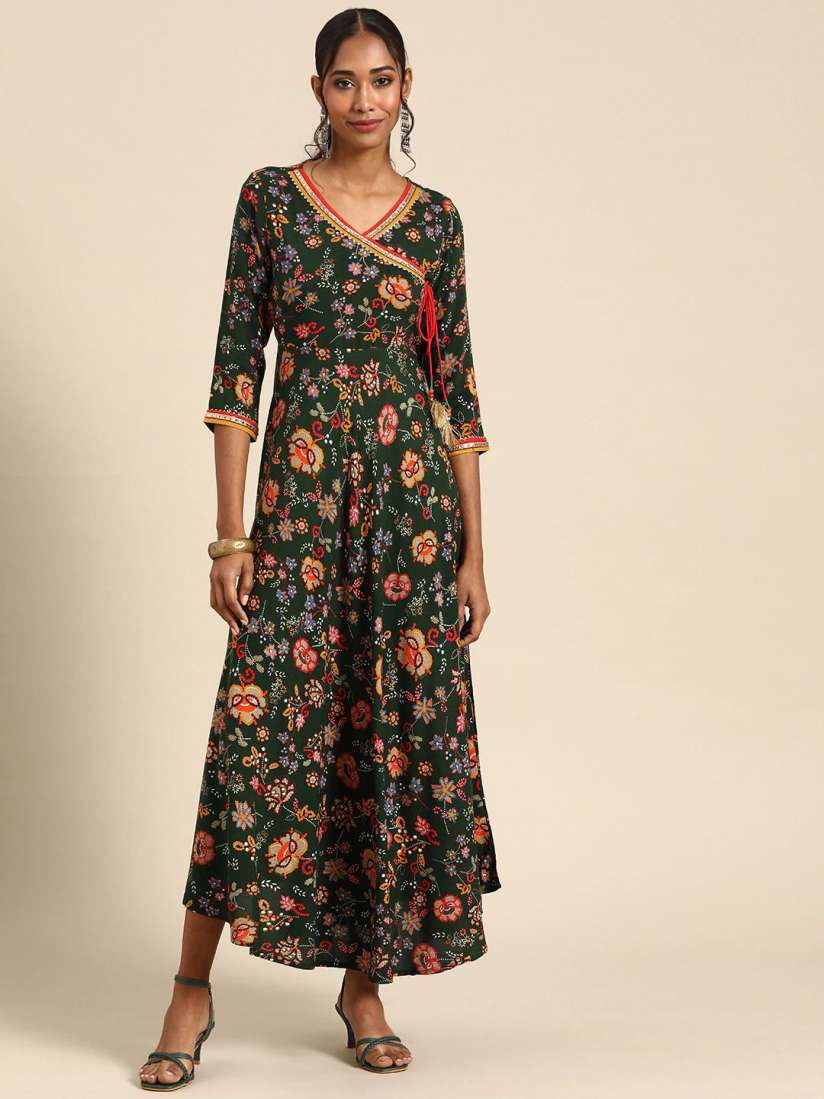 Myntra floral maxi dress deals