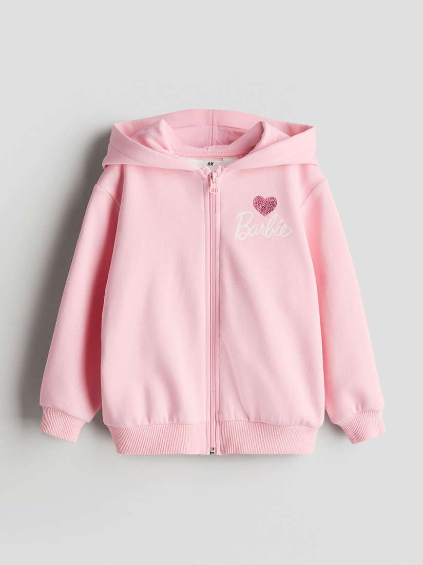 Buy H M Girls Printed Zip Through Hoodie Sweatshirts for Girls 30243899 Myntra