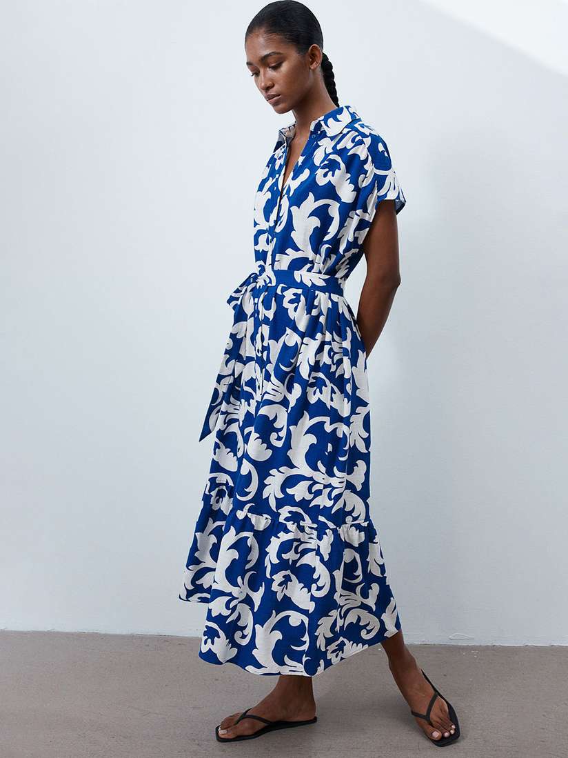 Buy H\u0026M Oversized Tie-Belt Dress - Dresses for Women 30243915 | Myntra