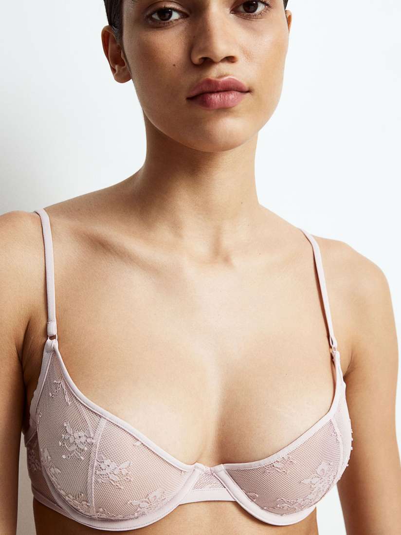 Non padded lace bra discount