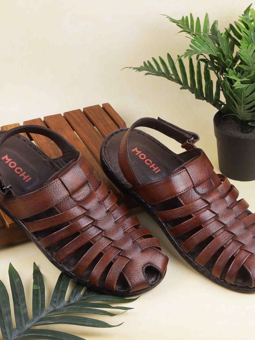 Mochi leather sandals shop