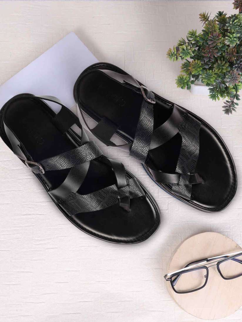 Buy Metro Men Leather Comfort Sandals Sandals for Men 30244863 Myntra