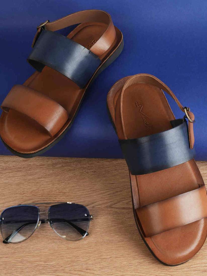 Buy DAVINCHI Men Leather Comfort Sandals Sandals for Men 30245050 Myntra