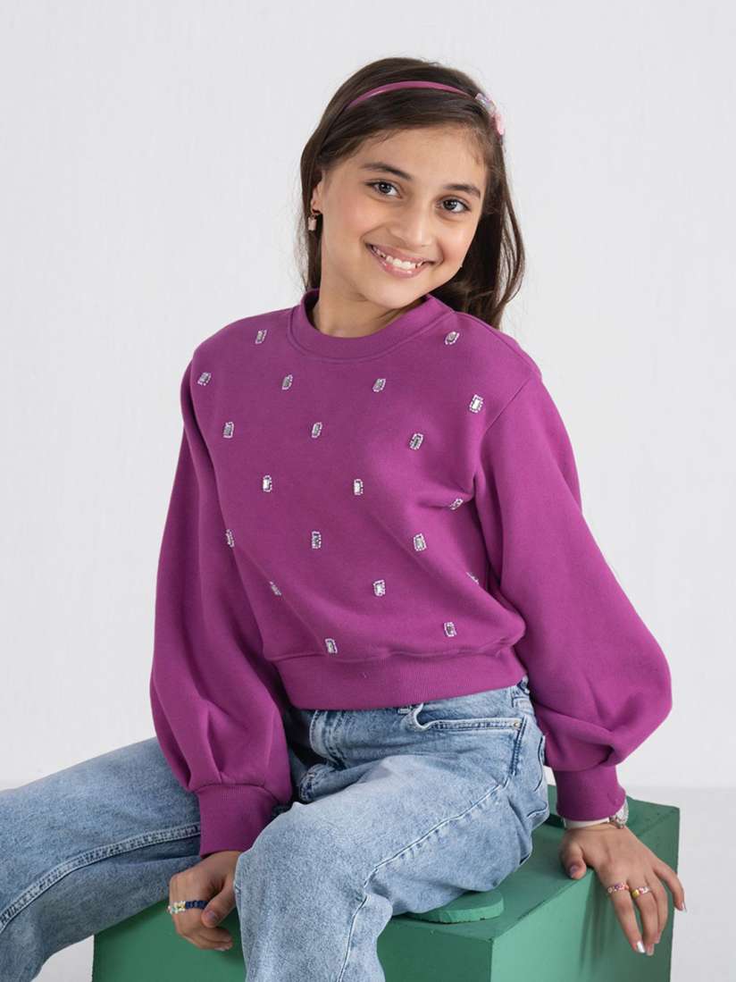 Sweatshirt for girls myntra outlet