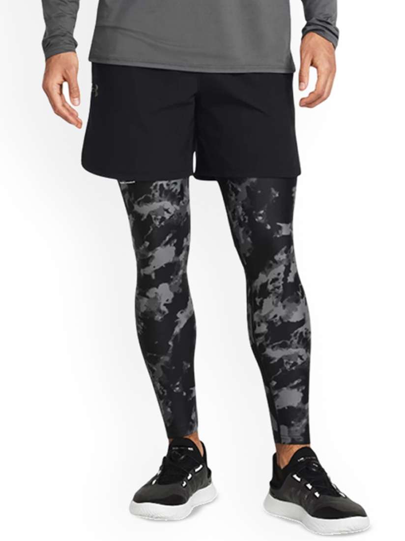 Buy UNDER ARMOUR HG Iso Chill Printed Leggings Tights for Men 30248605 Myntra