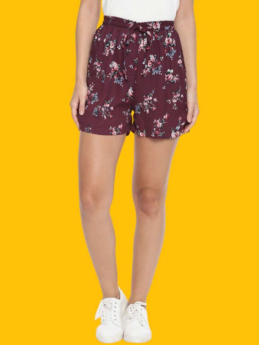 Myntra shorts for ladies clearance
