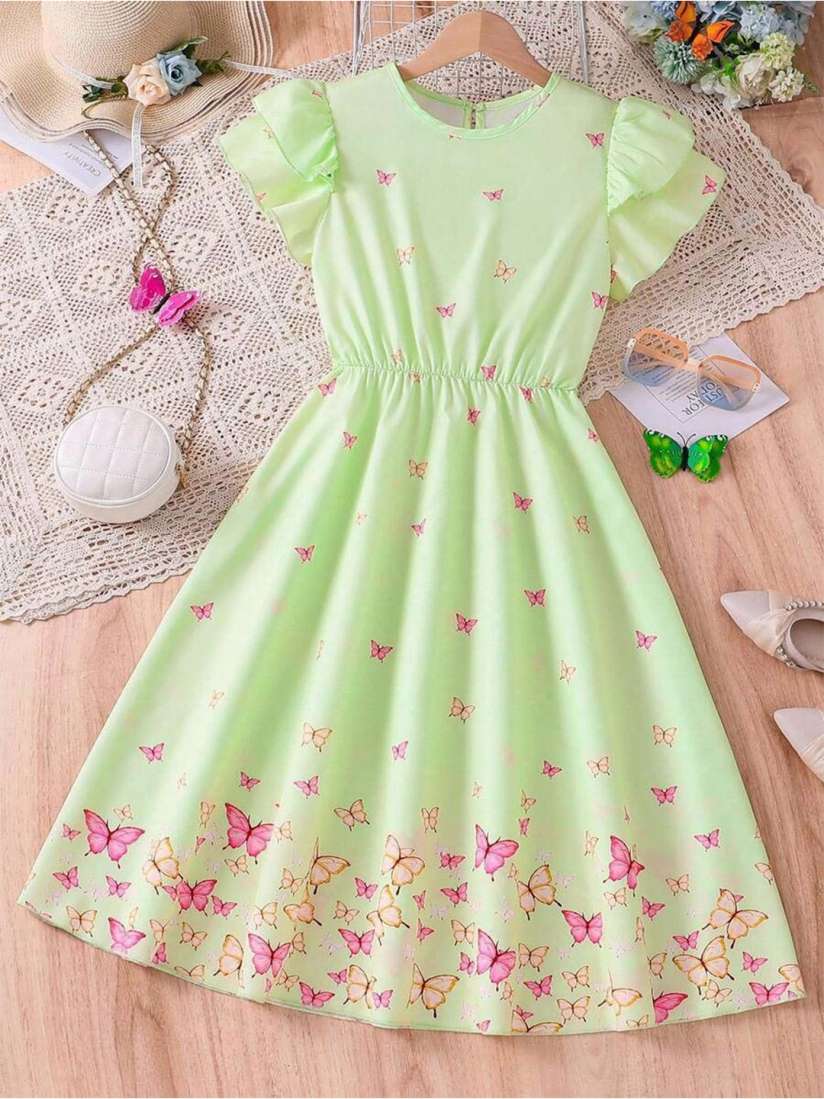 Buy BAESD Girls Floral Print Fit Flare Dress Dresses for Girls 30264261 Myntra