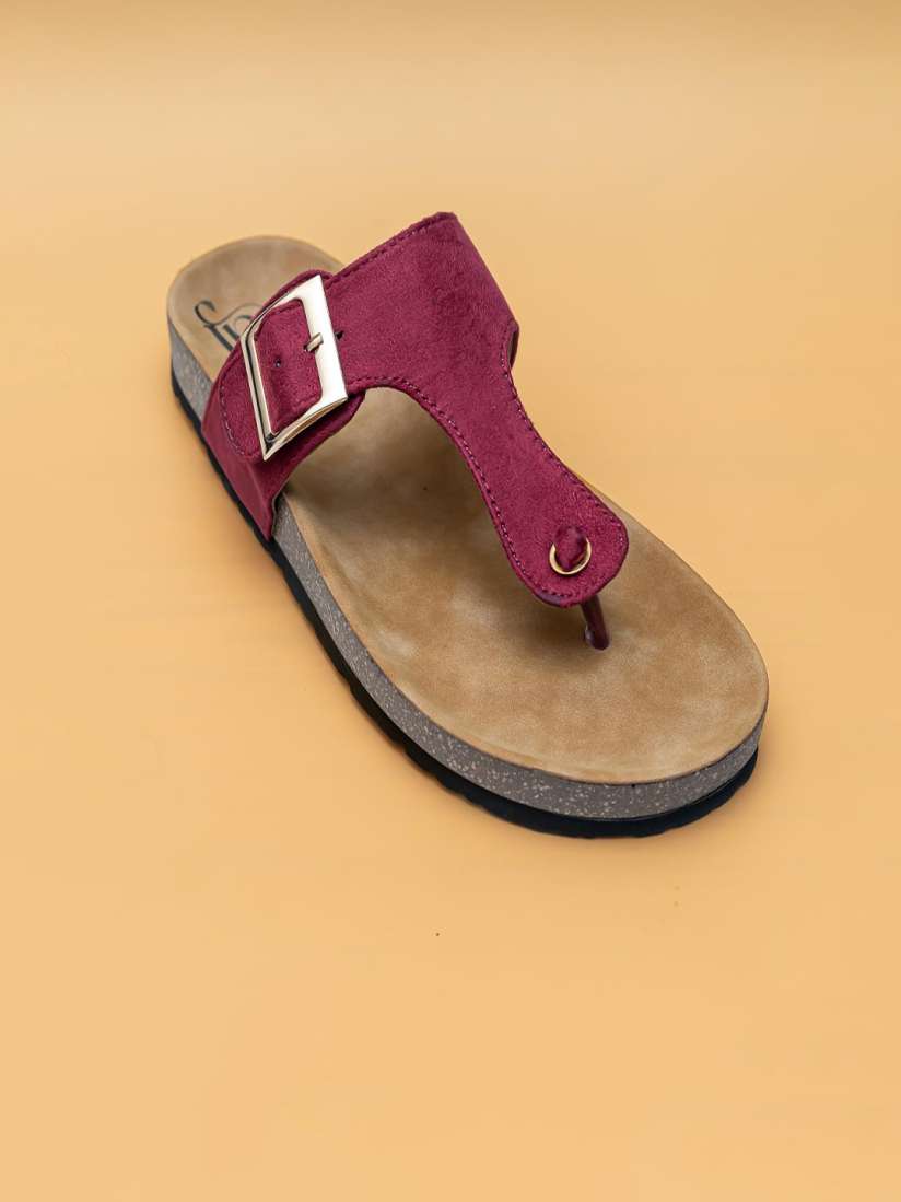 Buy Fancy Nancy Women Colourblocked T Strap Flats with Buckles Flats for Women 30270972 Myntra