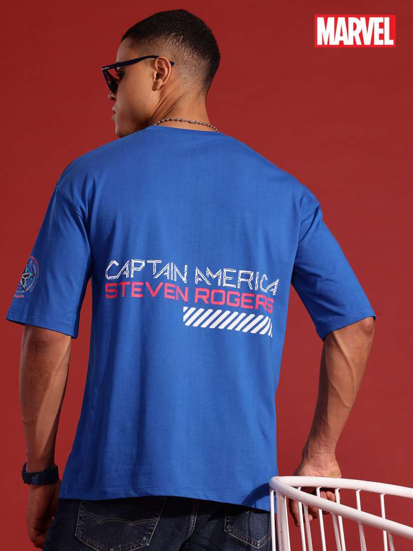 Captain america t shirt myntra 2025