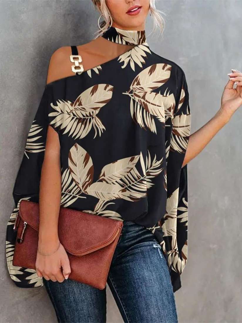 One shoulder tops myntra outlet