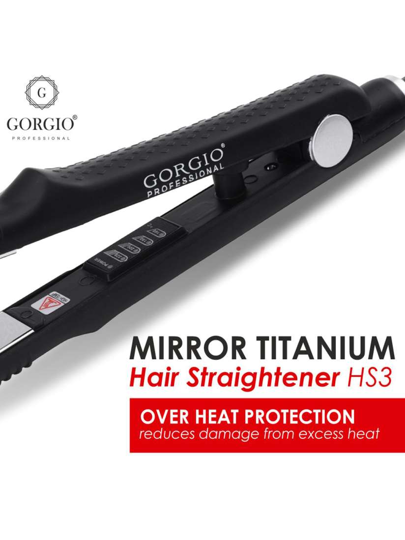 Mirror titanium hair straightener shop