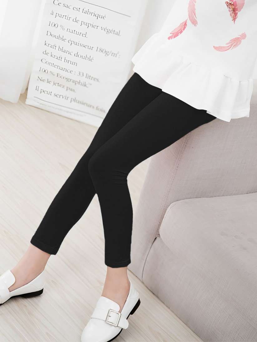 Buy SYGA Girls Stretchable Ankle Length Leggings Leggings for Girls 30302409 Myntra