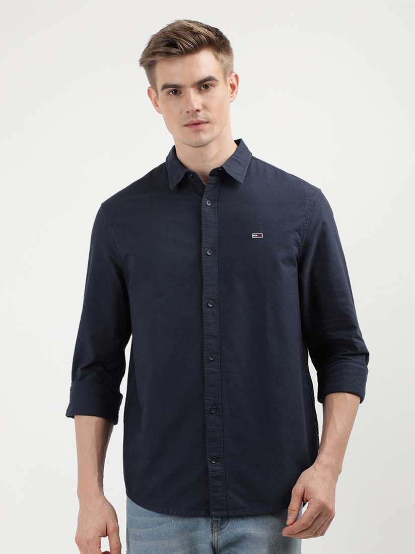 Buy Tommy Hilfiger Men Opaque Casual Shirt Shirts for Men 30302661 Myntra
