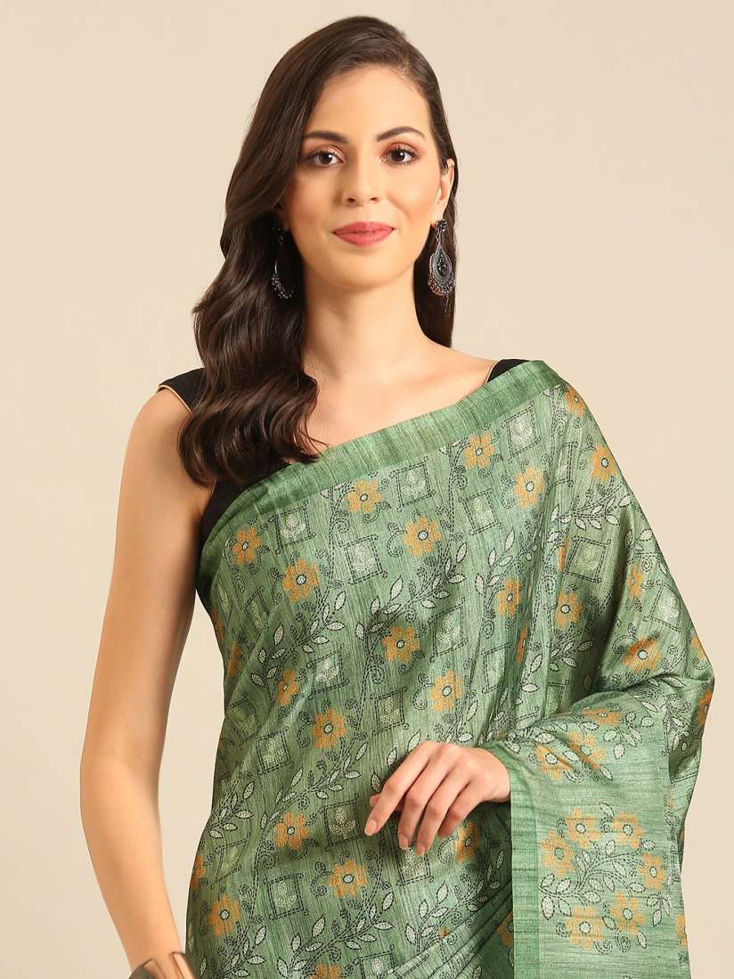 Myntra printed sarees new arrivals