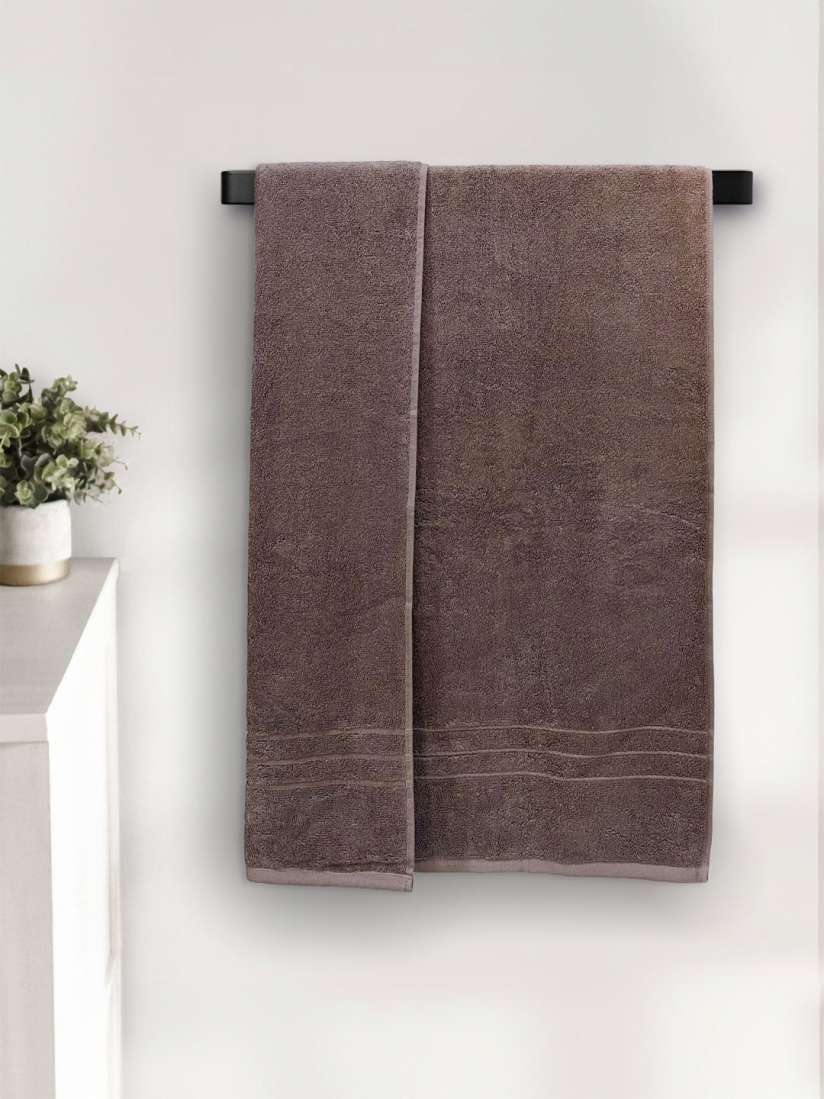 Buy Myntra Elegant Homes Brown Cotton 650 GSM Bath Towel Bath Towels for Unisex 30304349 Myntra
