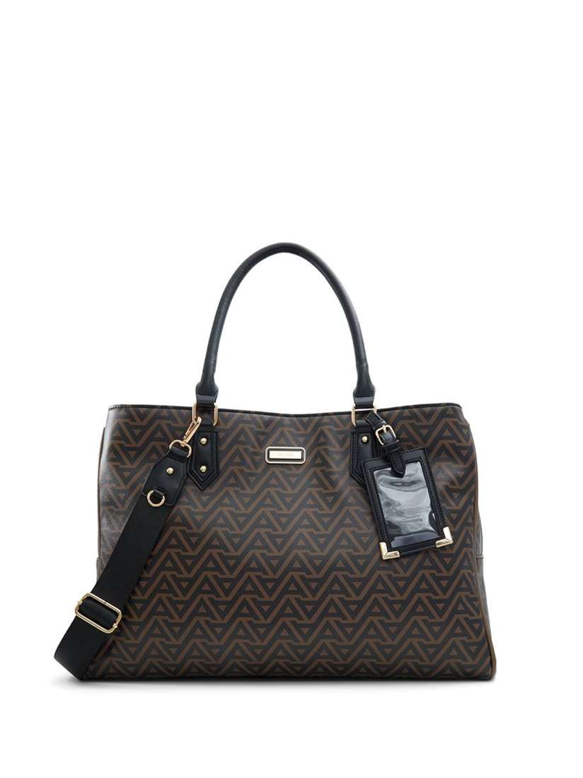 Buy ALDO Geometric Textured Structured Handheld Bag with Cut Work Handbags for Women 30309315 Myntra
